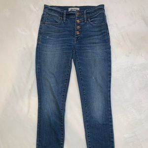 Madewell High Riser 9” Skinny Skinny Jeans